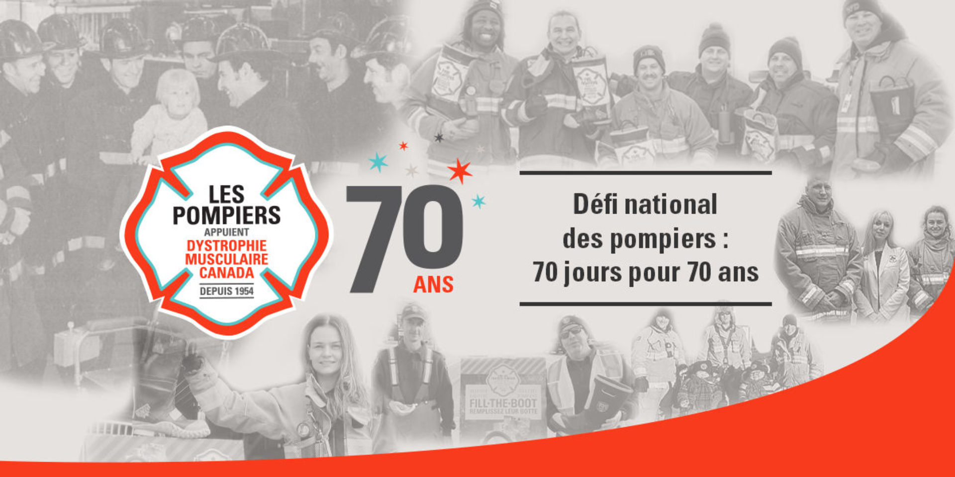 Défi national des pompiers : 70 jours pour 70 ans