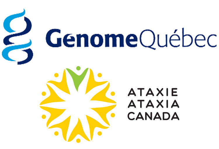 Genome Quebec and Ataxia Canada logos