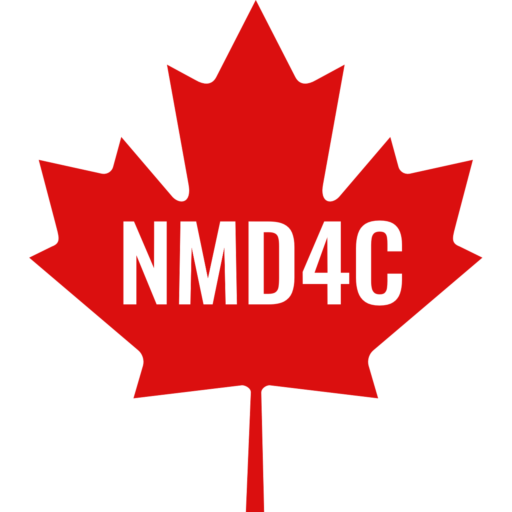 Logo for Neuromuscular Disease Network for Canada (NMD4C)