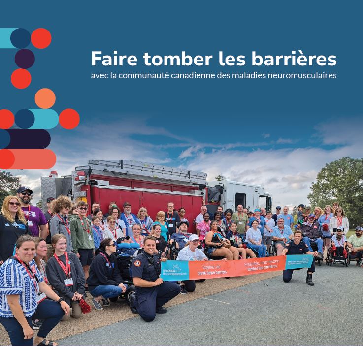 Couverture du rapport annuel 2024-2025 de Dystrophie musculaire Canada