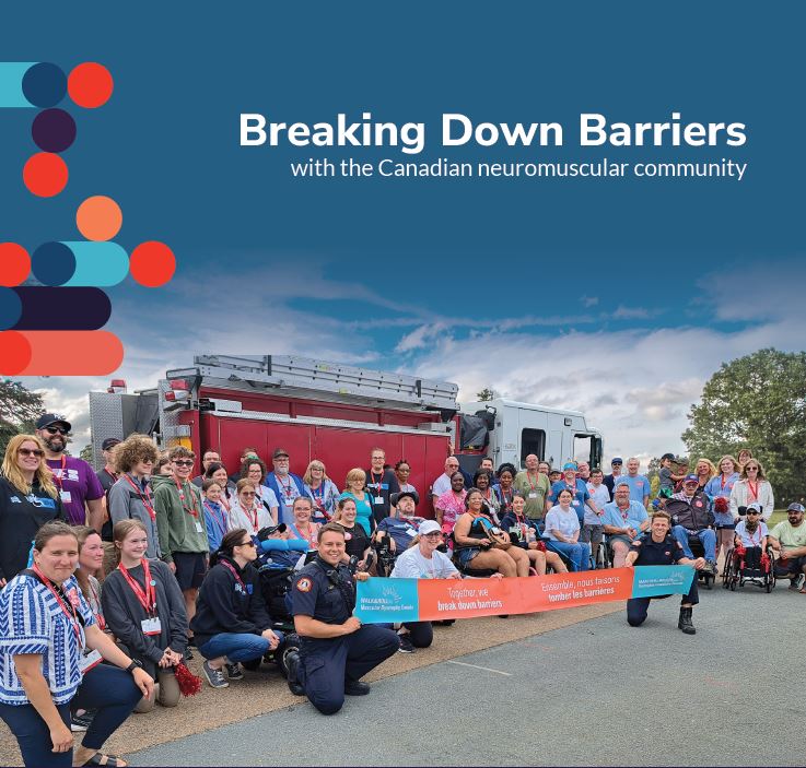 Cover of the 2024-2025 Muscular Dystrophy Canada Annual Report